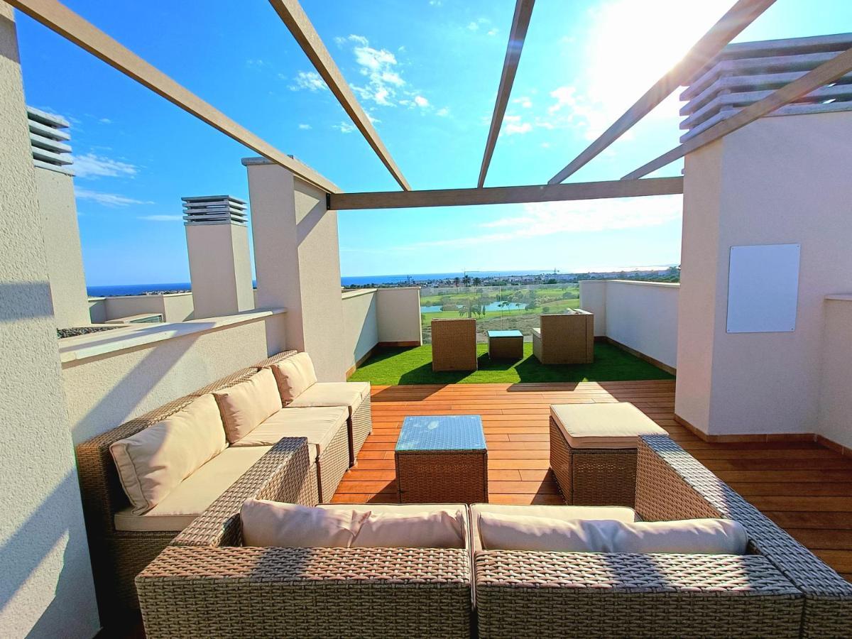 Апартаменты Nuevo Atico Toyo. Vistas Al Mar, Terraza, Solarium, Piscina, A/A, Wifi Y Garaje El Toyo Экстерьер фото